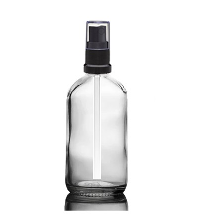 120 ml Euro Bottle With Black Sprayer