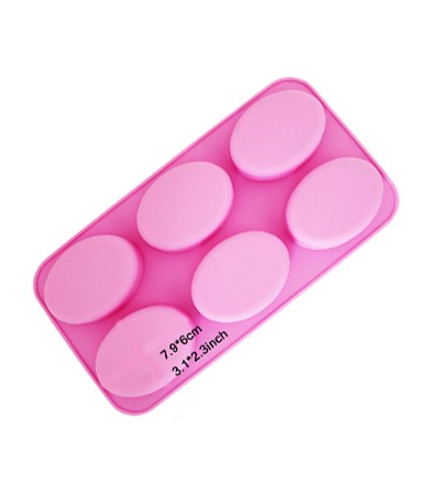 6 Cavity Oval Mold