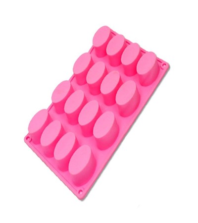 16 Cavity Oval Silicone Mold