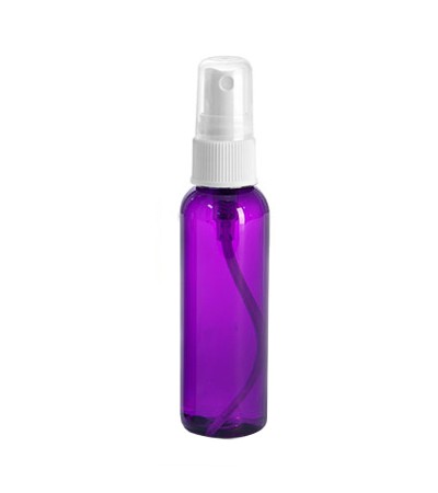 2 Oz Purple Bottle With White Atomizer