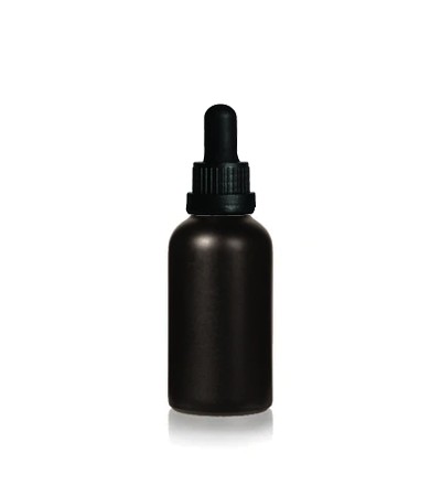 30ml Black Glass Bottle With Tamper Evident Dropper