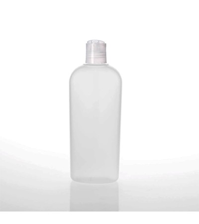 5 Oz Natural Oval Bottle With Natural Disc Cap