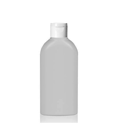 5 Oz Natural Oval Bottle With Snap Top Cap