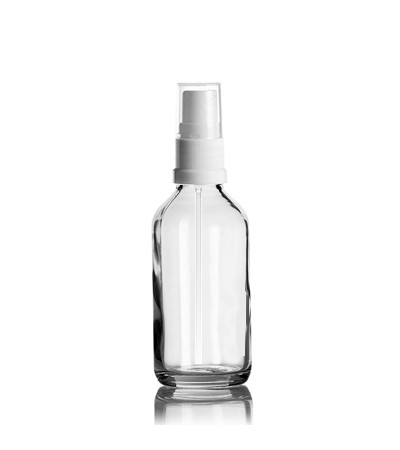 60 ml Euro Bottle With White Sprayer