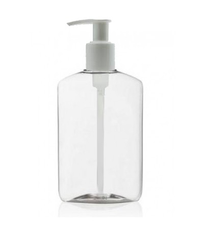 8 Oz PET Oval Bottle With Pump