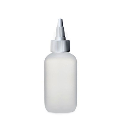 1 Oz LDPE Natural Bottle With White Twist Cap