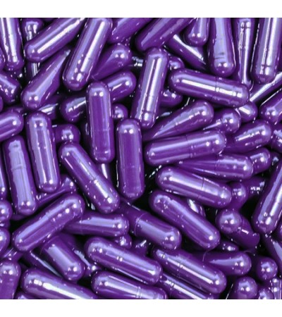 Purple Body Gelatin Capsules Size 0