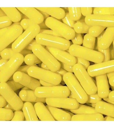 Yellow Gelatin Capsules Size 0