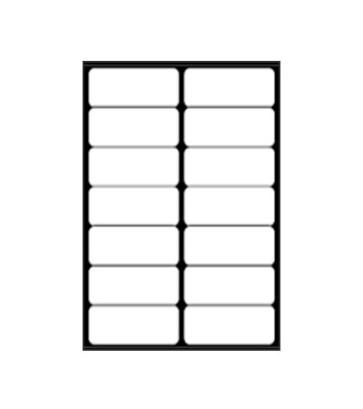 14 UP Paper Labels (NON GLOSSY)