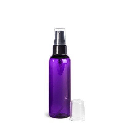 2 Oz Purple Bottle With Black Treatment Pump