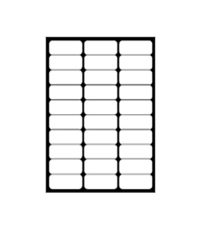 30 UP Paper Labels (NON GLOSSY)