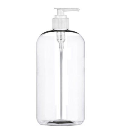 32 Oz Boston PET Bottle With White Lotion Pump