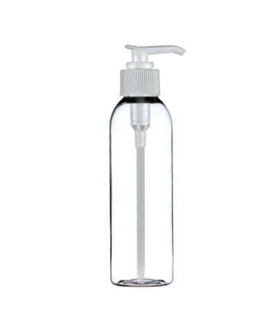 4 Oz PET Bottle With White Lotion Pump