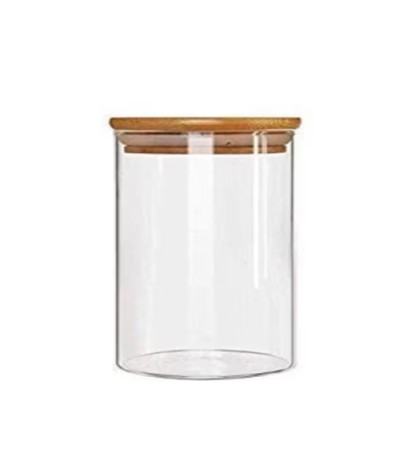 500 ml Glass Jar With Bamboo Lid