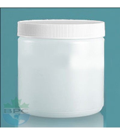 500 ml Natural Jar With White Cap