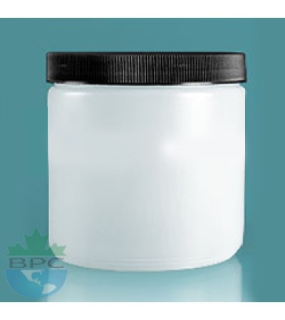 500 ml Natural Jar With Black Cap