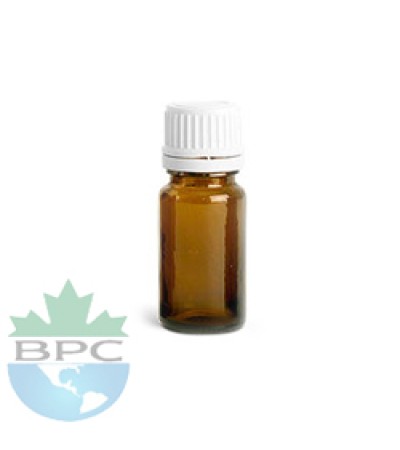 5 ml Amber Glass Bottle With White Cap