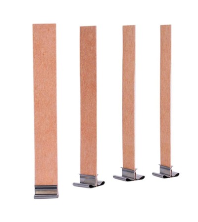 Wooden Candle Wicks 12cm X 4 Sizes SET
