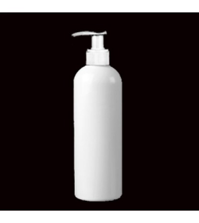 8 Oz White Pet Bottle With White Pump