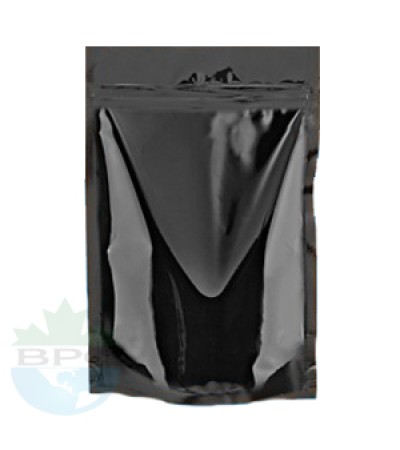 2 Oz Black Stand Up Pouch