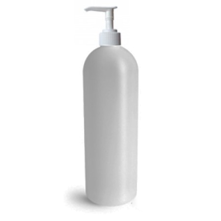 16 Oz Boston Natural Bottle With White Pump